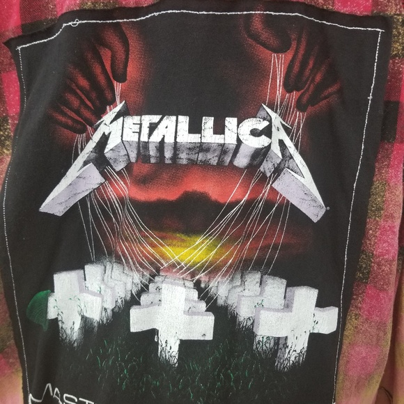 Faded Glory Other - Flannel Upcycled Metallica Concert T Unisex XL